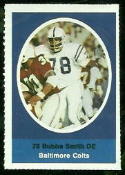 1972 Sunoco Stamps      037      Bubba Smith DP